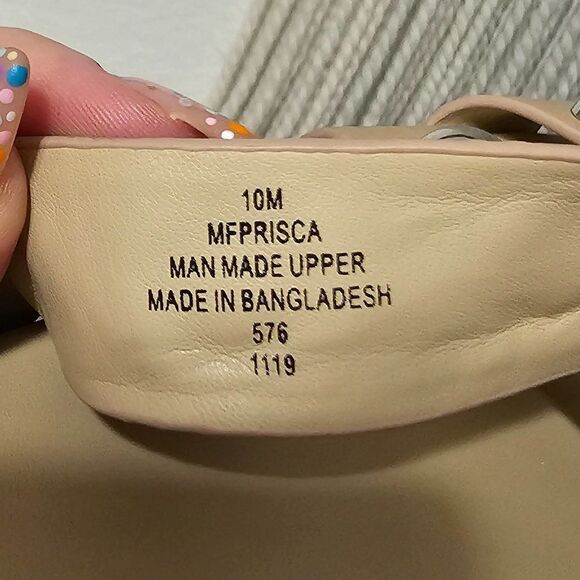 Marc Fisher Prisca Ball Studded Sandals Sz 10 - Picture 7 of 7